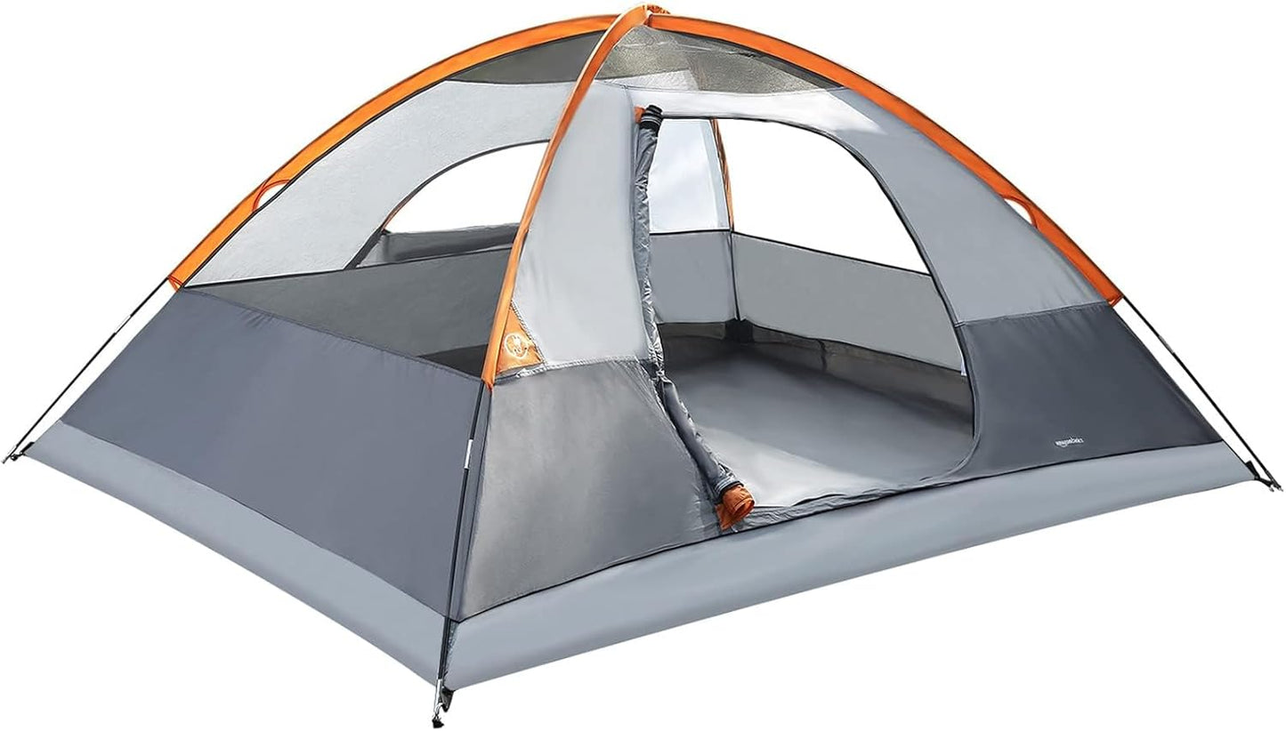 Camping Tent, 3-Season Dome Design with Rainfly