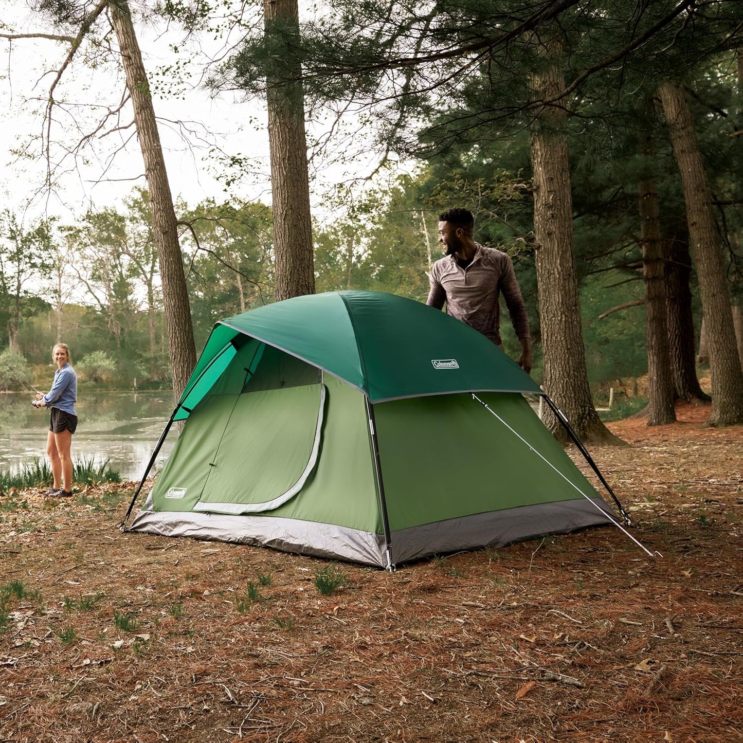 Sundome 2-Person Tent with Rainfly, Weatherproof Tent Sets Up in 10 Mins